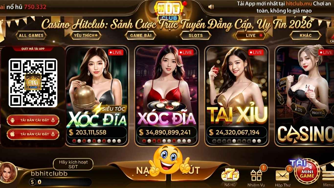 Casino Hitclub: Sảnh Cược Trực Tuyến Đẳng Cấp, Uy Tín 2026